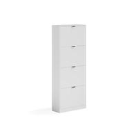 Vicco Zapatera abatible Gizmo, Blanco, 59 x 146.6 cm | con 4 compartimentos
