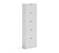 Vicco Zapatera abatible Gizmo, Blanco, 59 x 181.1 cm | con 5 compartimentos