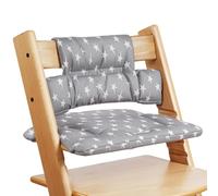 Vicloon Cojín para Trona Compatible con Stokke Tripp Trapp, Funda Trona de Bebe Antideslizantes Universal, con Revestimiento Impermeable, Fácil Limpieza, Suave y Cómodo, Funda de Repuesto (05)