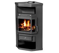 VICTORIA-05 Estufa de rincón - Chimenea Victoria 05 Panamá 9.0 kW, Gris