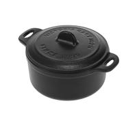 Victoria Mini Cocotte Inducción Hierro Fundido Esmaltado 10cm, Horno Holandés 0,3L, 1-2 Raciones, sin PTFE ni PFOA, Apto para Fuego, Barbacoa, Horno, Vitrocerámica, Gas