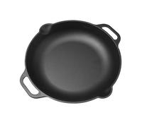 Victoria Paellera Sartén Hierro Fundido Inducción 33cm, Apta para Fuego, Barbacoa, Horno, Vitrocerámica, Gas, Cast Iron Skillet, Libre de Tóxicos sin PTFE ni PFOA