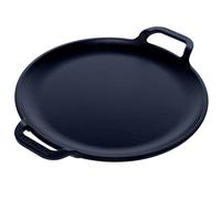 Victoria Plancha Cocina Inducción para Pizza Hierro Fundido, Barbacoa, Horno, Vitrocerámica, Gas, Antiadherente Libre de Tóxicos sin PTFE