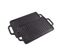Victoria Plancha de hierro fundido reversible 21×33 cm Negro