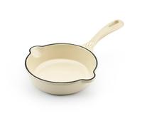 VICTORIA Sartén Hierro Fundido Esmaltado White Sable Inducción 14cm