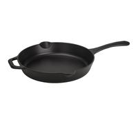 Victoria Sartén Hierro Fundido Inducción, Apta para Fuego, Barbacoa, Horno, Vitrocerámica, Gas, Cast Iron Skillet, Libre de Tóxicos sin PTFE ni PFOA