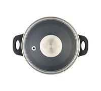 Victoria Victoria tapa de vidrio con pomo de acero Ø14 cm