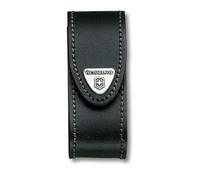 Victorinox Belt Pouch Leather, Accesorios, Funda para Navaja Multiuso Suiza, Bolsa chuchillo, Cuero, Negro
