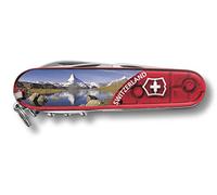 Victorinox Climber, Navaja Multiuso Suiza, Cuchillo bolsillo, Regalo, 14 Funciones, Hoja grande, Sacacorchos