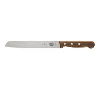 Victorinox Cuchillo para pan Wood de 21 cm con mango de madera de arce de color Plata / Marrón