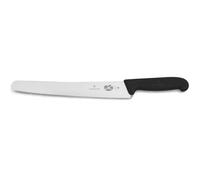 Victorinox Fibrox Sierra para repostería con hoja dentada, cuchillo de cocina largo para repostería y pastelería, 26 cm, afilado, acero inoxidable, negro