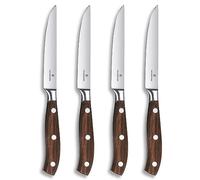 Victorinox Grand Maître Juego de 4 cuchillos de carne, aptos para el lavavajillas y de madera de arce modificada