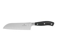 Victorinox Grand Maitre Santoku Knife, Negro / Plata