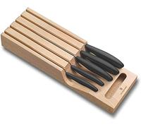 Victorinox Juego de 3 Cuchillos para Verduras, inoxidables, Aptos para lavavajillas, Rojo, Naranja y Verde