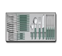 Victorinox Modern, Juego de Cubiertos, 24 piezas, cuchilla extra afilada, apto para lavavajillas, Sage