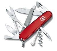 Victorinox Mountaineer, Navaja Multiuso Suiza, Cuchillo bolsillo, Regalo, 18 Funciones, Hoja grande, Sacacorchos