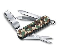Victorinox Nail Clip 580, Navaja Multiuso Suiza, Cuchillo bolsillo, Regalo, 8 Funciones, Hoja pequeña, Lima de uñas