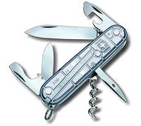 Victorinox Navaja de Oficial Silvertech, Navaja multiusos suiza transparente, Blíster Grande