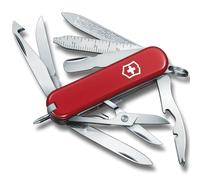 Victorinox Navaja suiza de bolsillo Mini Champ, 18 funciones, pequeña, hecha en Suiza, rojo