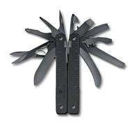 Victorinox Navaja suiza de bolsillo Swiss Tool Spirit MXBS, 26 funciones, multiherramienta incl. alicate, destornillador, abrelatas, estuche para cinturón de nailon, color plata