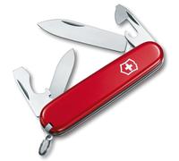 Victorinox Navaja multiuso Recruit – Suiza, 10 funciones, hoja grande, abrelatas