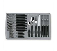 Victorinox Juego de cubiertos Swiss Classic V-6.78/33.24 – 24 piezas, 11 cm, acero inoxidable, negro