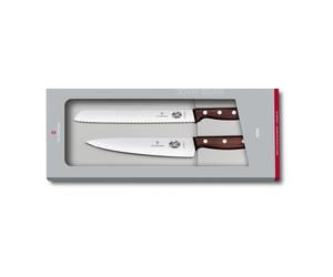 Victorinox Set de cuchillos Wood cuchillo panero y cuchillo de chef acero inoxidable-arce