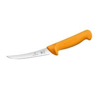 Victorinox Swibo Cuchillo de cocina/deshuesador con hoja flexible de 13 cm, filo normal, de color naranja