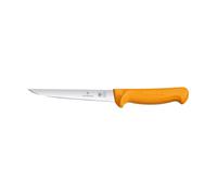 Victorinox Swibo Cuchillo de cocina para deshuesar con filo normal, con hoja de 16 cm, nailon color negro
