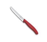 Victorinox Cuchillo dentado para salchichas/tomates Swiss Classic 11 cm Rojo