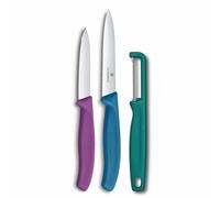 Victorinox Swiss Classic Juego de 3 Cuchillos para Tomate y Pelar