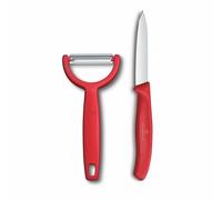 Victorinox Swiss Classic Set de Cuchillo y Pelador para Fruta y Verdura