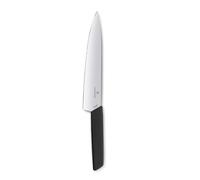 Victorinox Swiss Modern, cuchillo profesional para trinchar, hoja extra afilada, 22 cm, mango de plástico, acero inoxidable, negro