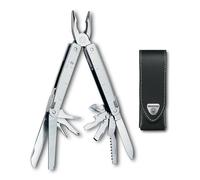 Victorinox Swiss Tool Multiherramienta de Bolsillo 26 Funciones Plata | Multitool con alicates de punta fina y funciones bloqueables para reparaciones, camping y outdoor. Hecha en Suiza.
