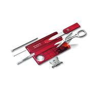 Victorinox Multiherramienta Swisscard Lite LED blanco Rojo transparente
