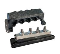 Victron Energy Barras colectoras con cubierta 4 terminales 600 A 70VDC Plateado