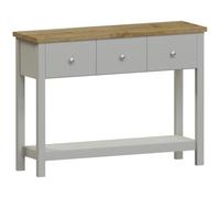 Vida Designs Arlington-Mesa Consola de 3 cajones, Madera de ingeniería, Gris