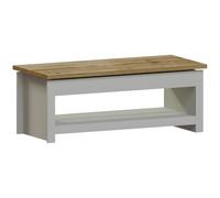 Vida Designs Arlington - Mesa de Centro Deslizante con 1 Estante de Madera de fibropanel de Densidad Media, Color Gris