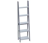 Vida Designs Bristol 5 Nivel Step Escalera Estantería, Moderno A-Frame Independiente Shelf Unit, Space-Saving Storage for Sala de Estar, Dormitorio or Oficina, H175.5xW48xD38.5cm (Gris)