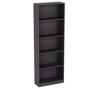 Vida Designs Cambridge - Estantería Extragrande de 5 Niveles, Color Gris de Madera, para Oficina, Sala de Estar, Muebles