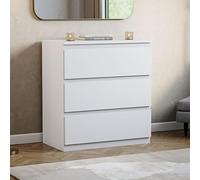 Vida Designs Denver - Cajonera (3 cajones), Color Blanco