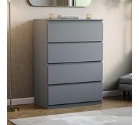 Vida Designs Denver - Cajonera con cajones, Color Gris