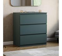 Vida Designs Denver - Cajonera (Verde Jaspe, 3 cajones)