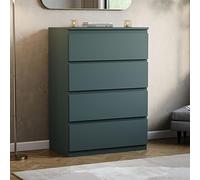 Vida Designs Denver - Cajonera (Verde Jaspe, 4 cajones)