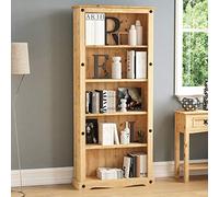 Vida Designs Estante librero Corona, de Madera de Pino sólido, Grande