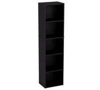 Vida Designs Estantería Oxford Cube, Madera, Black, 5 Niveles