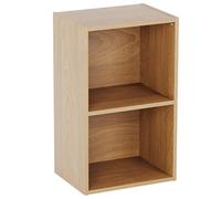 Vida Designs Estantería Oxford Cube, Roble, 2 Niveles