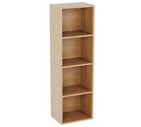 Vida Designs Estantería Oxford Cube, Roble, 4 Niveles