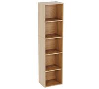 Vida Designs Estantería Oxford Cube, Roble, 5 Niveles