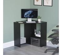 Vida Designs Hetton - Escritorio esquinero para Ordenador con estantes, para Oficina en casa, Mesa para Ordenador portátil, Estudio de Juegos, mobiliario, Madera de ingeniería, 76 x 100 x 70 cm